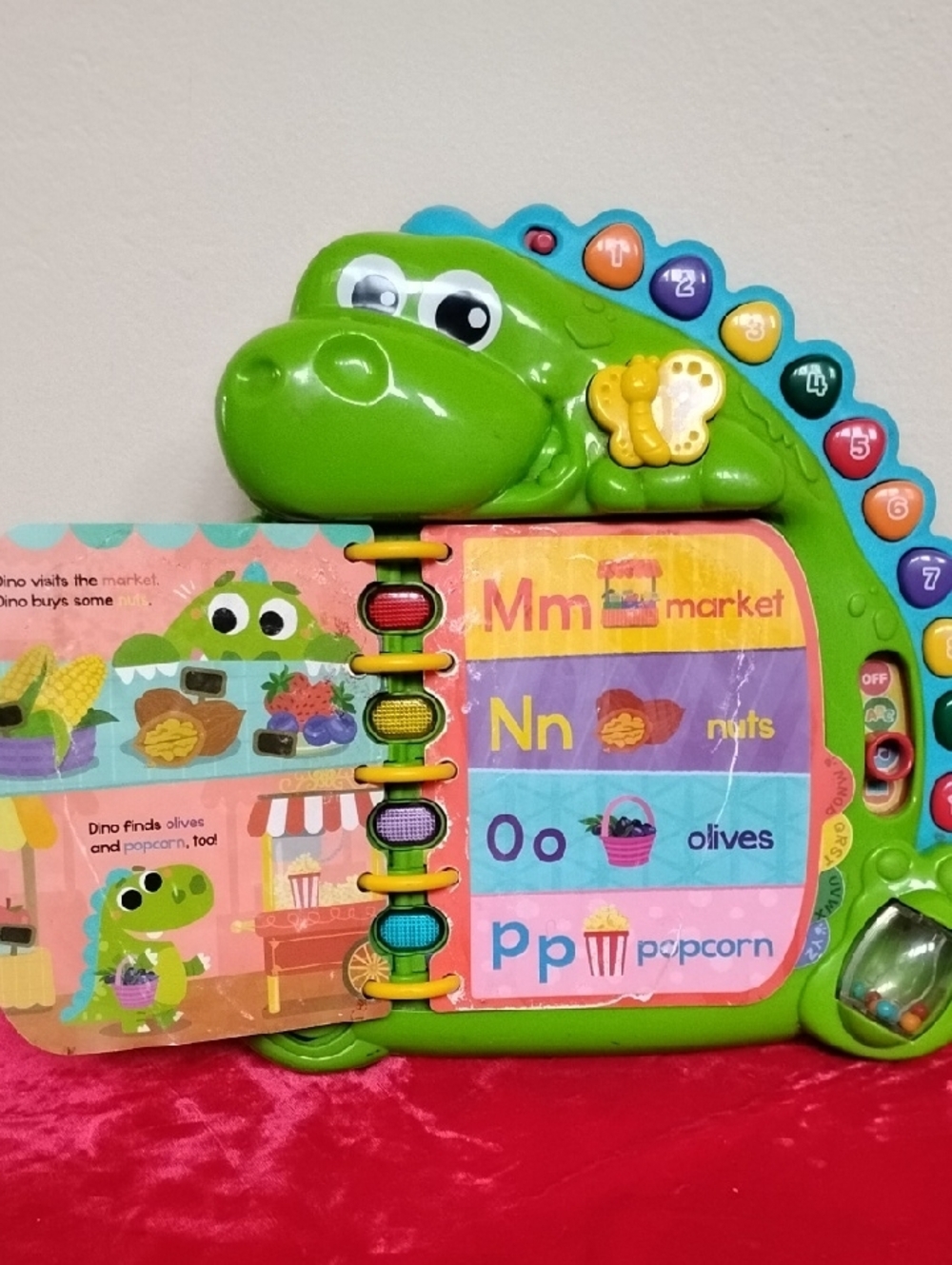LeapFrog Dino Alphabet & Numbers Learning Toy - Green - Picture 5 of 8